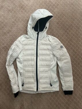 Michael Kors White and Black Jacket with Logo